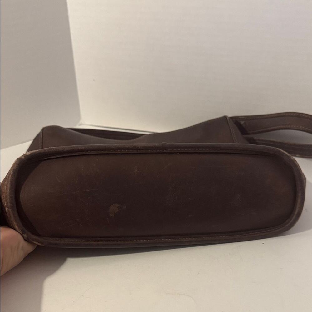 VINTAGE COACH classic 90's Mahogany Leather Bleeker Shoulder Tote - Picture 2 of 6